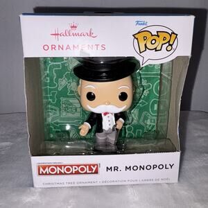 Hallmark Blue Box NEW 2022 Funko POP Mr. Monopoly Walmart Exclusive